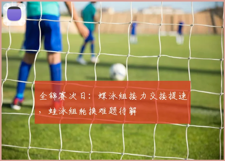 全锦赛次日：蝶泳组接力交接提速，蛙泳组轮换难题待解